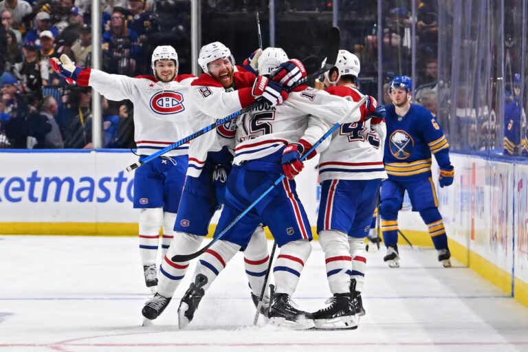 Les Canadiens battent les Sabres 3-2 lors du septième match en prolongation et accèdent à la finale de l'Est