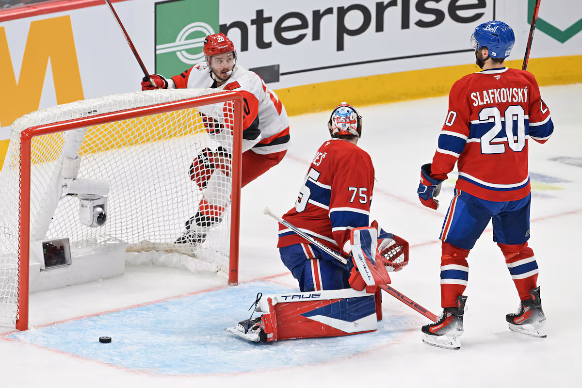 Les Canadiens en perdent un autre à domicile, perdant le troisième match contre les Hurricanes 3-2 en prolongation
