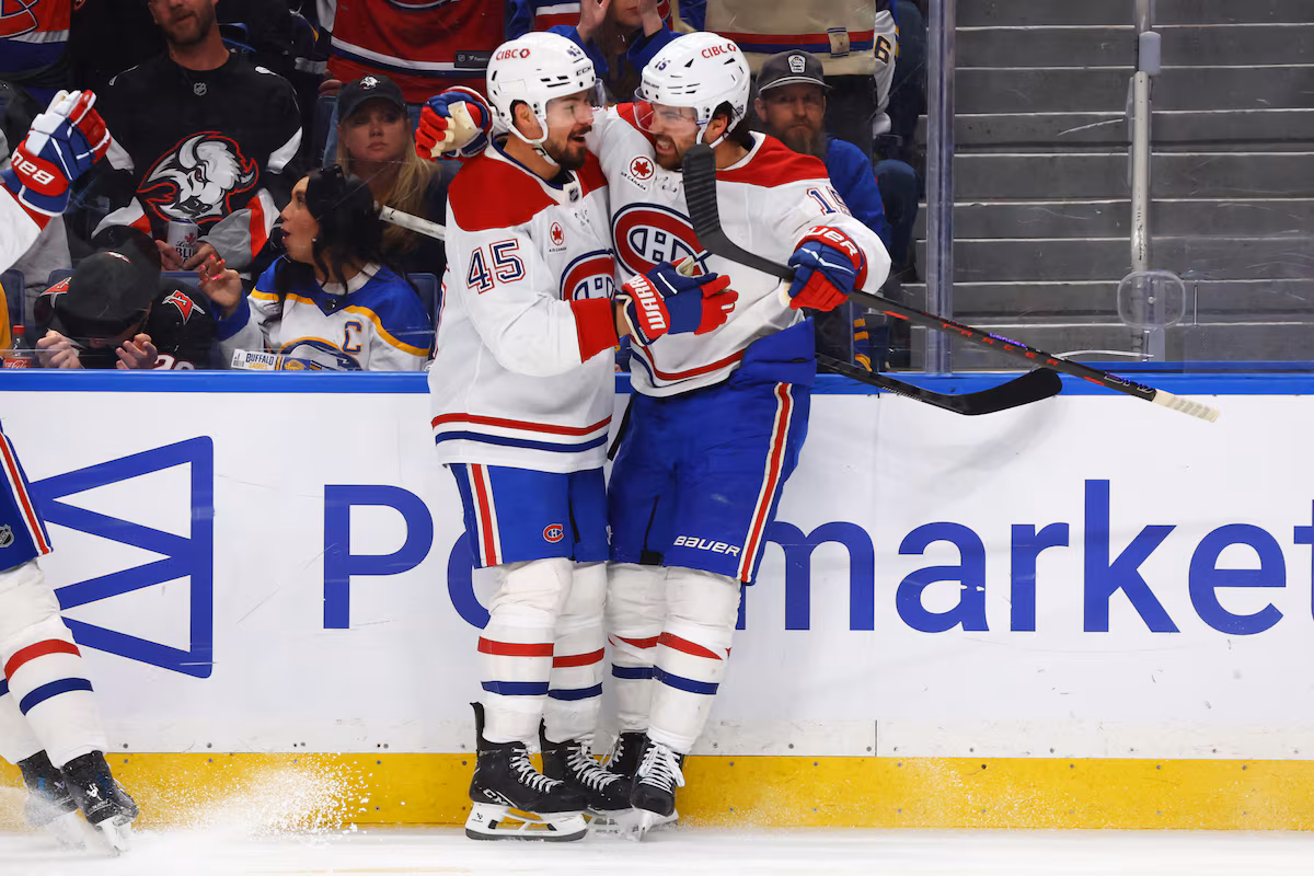 Newhook marque deux fois alors que les Canadiens battent les Sabres 5-1 pour égaliser la série