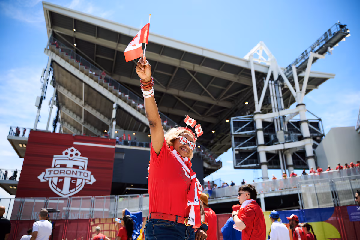 Le meilleur style de supporter du premier match du Canada en Coupe du monde