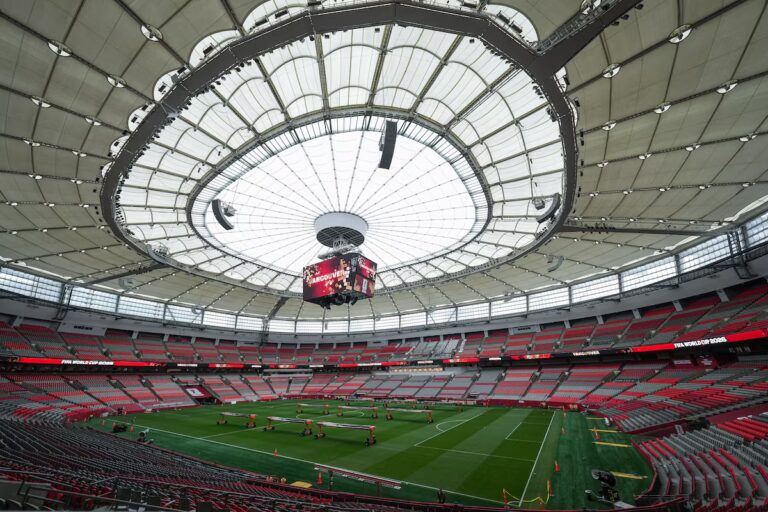 BC Place travaille sur la touche finale avant d'accueillir la Coupe du Monde de la FIFA