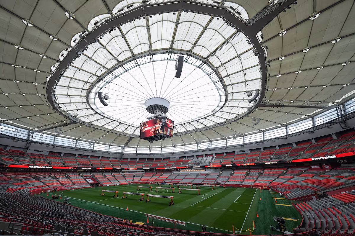 BC Place travaille sur la touche finale avant d'accueillir la Coupe du Monde de la FIFA