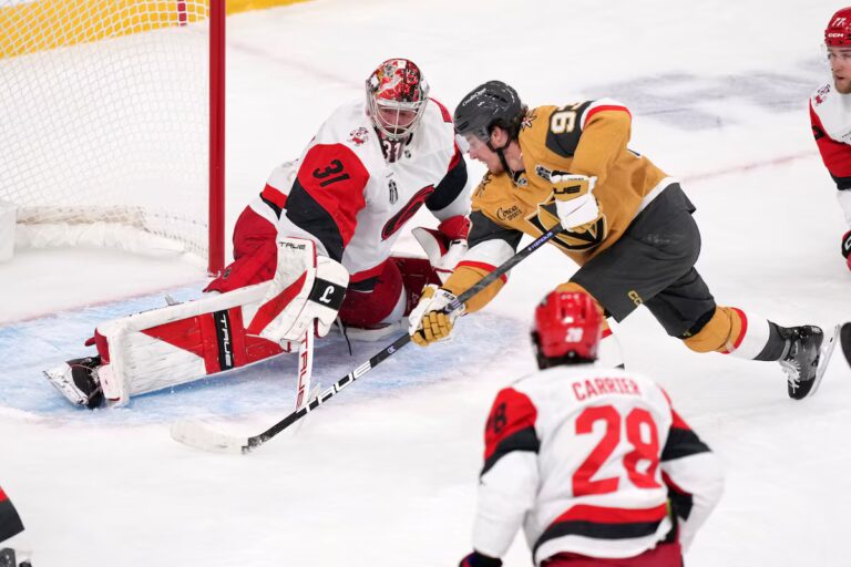 Brind'Amour ne divulgue pas sa décision concernant le gardien de but pour le quatrième match de la finale de la Coupe Stanley