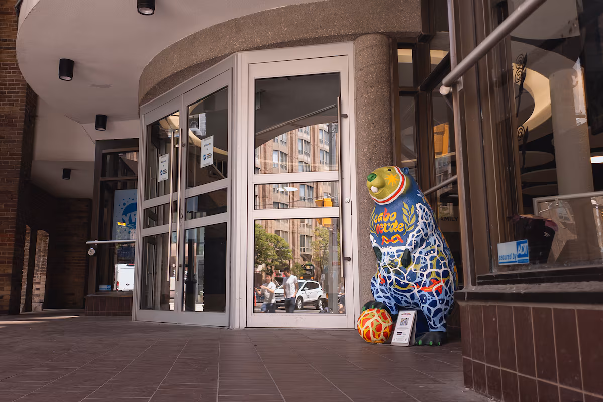 Les castors accueillent les touristes de la Coupe du monde au centre-ville de Toronto