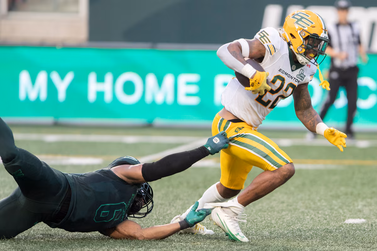 Le panier de 57 verges de Blanchard permet aux Elks de remporter une victoire de 36-34 contre les Roughriders