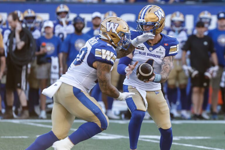 Les Blue Bombers battent les Argonauts 30-21 dans la LCF