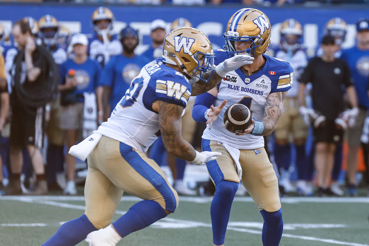 Les Blue Bombers battent les Argonauts 30-21 dans la LCF