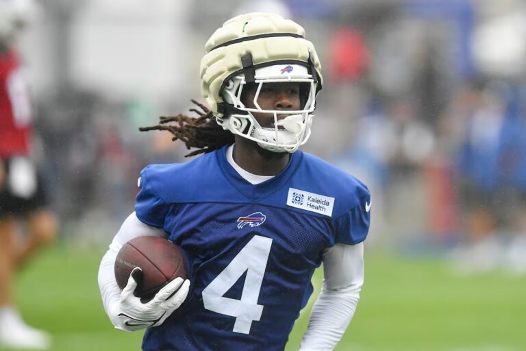 Bills RB James Cook cherche des moyens de s'améliorer, un an après avoir mené la NFL à la course