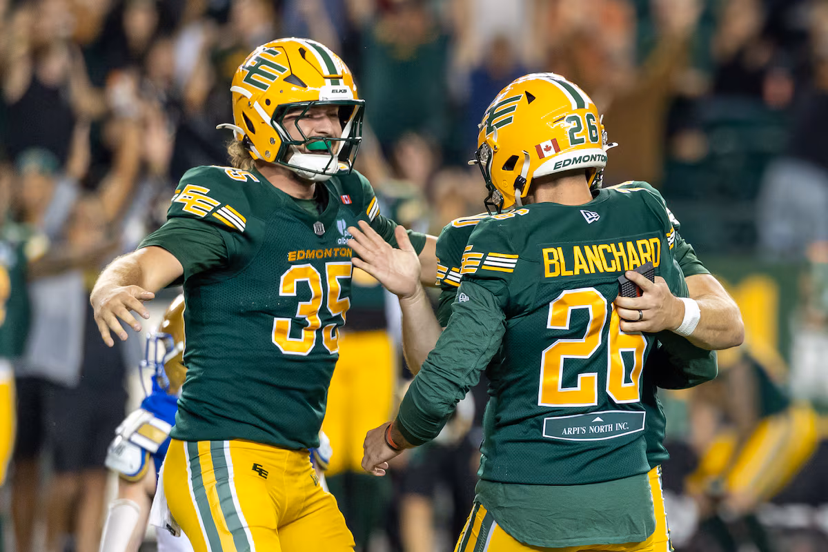 Blanchard réussit un placement pour devancer les Elks devant les Blue Bombers
