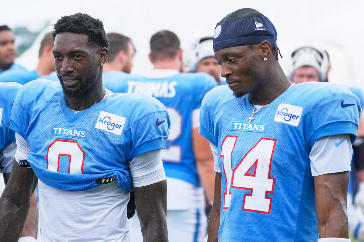 Carnell Tate s'appuie sur Calvin Ridley alors que le receveur recrue des Titans apprend une nouvelle attaque