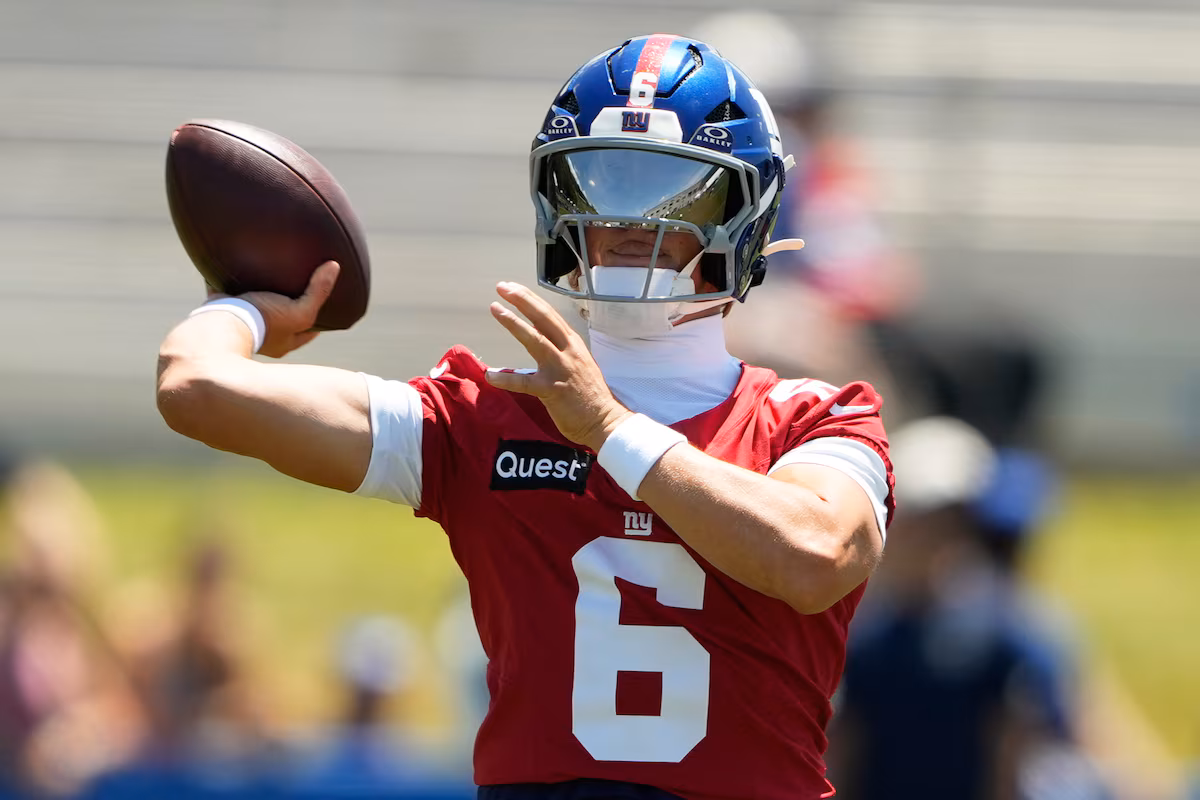 Jaxson Dart espère trouver sa marque lors de la deuxième saison avec les Giants