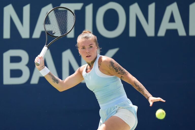 L'Ukrainienne Oleksandra Oliynykova ne laissera pas le monde du tennis oublier que son pays est attaqué