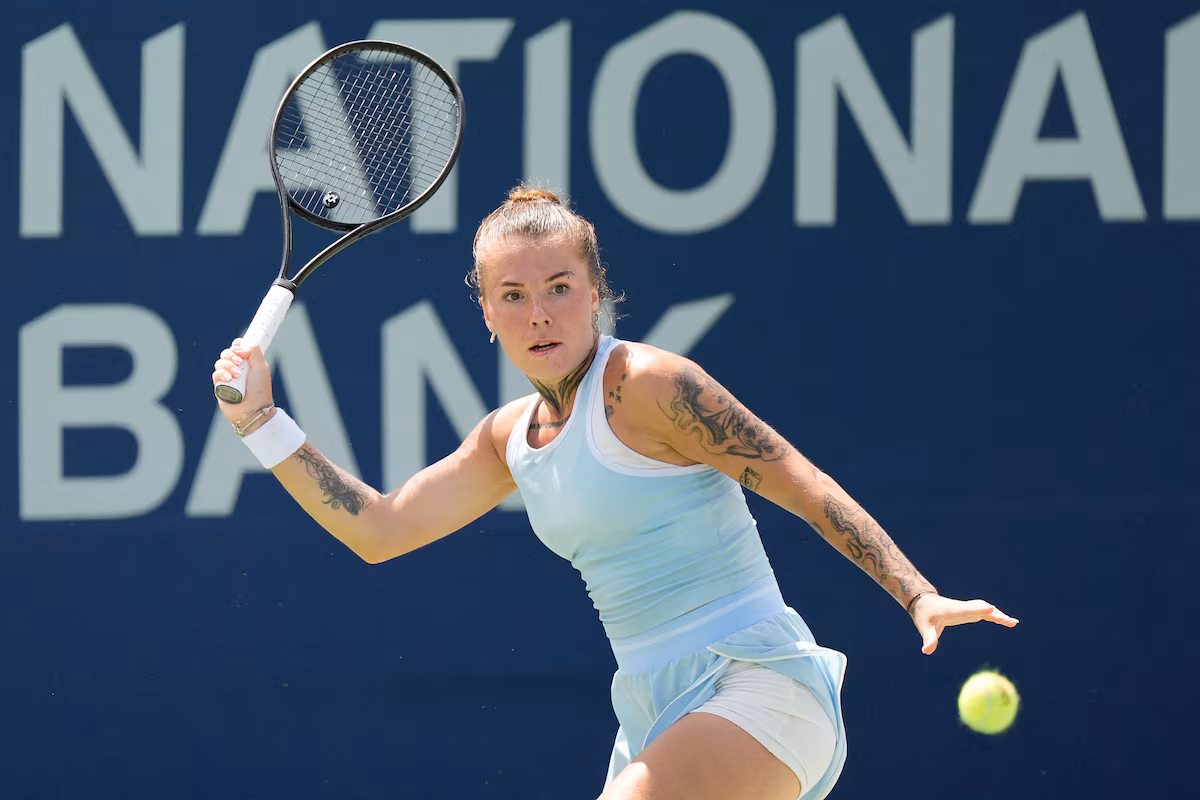 L'Ukrainienne Oleksandra Oliynykova ne laissera pas le monde du tennis oublier que son pays est attaqué