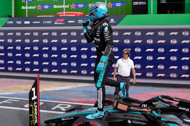 Russell remporte la pole du sprint au Grand Prix des Pays-Bas devant Norris