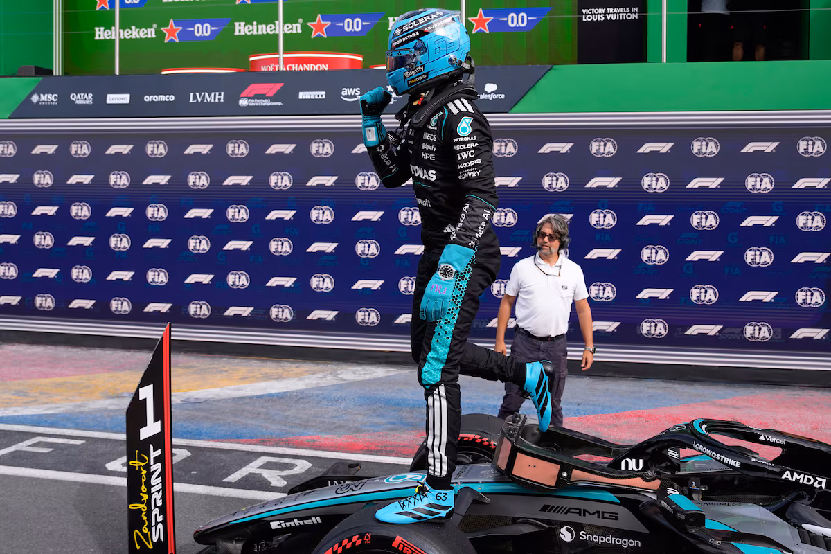 Russell remporte la pole du sprint au Grand Prix des Pays-Bas devant Norris