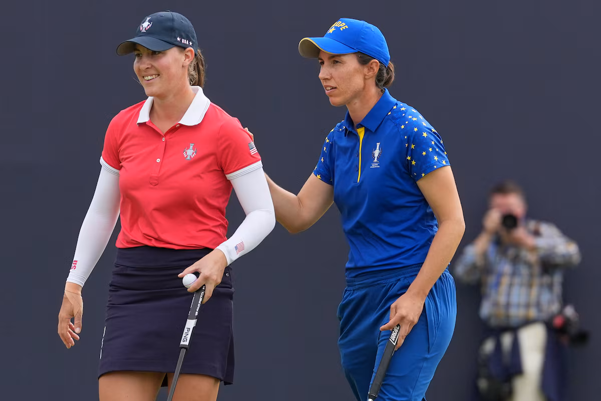 Carlota Ciganda se venge rapidement de Jennifer Kupcho à la Solheim Cup