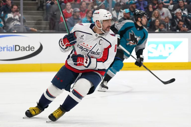 Les défenseurs de l'Ukraine demandent à Ottawa de sanctionner Alex Ovechkin après une publicité politique russe