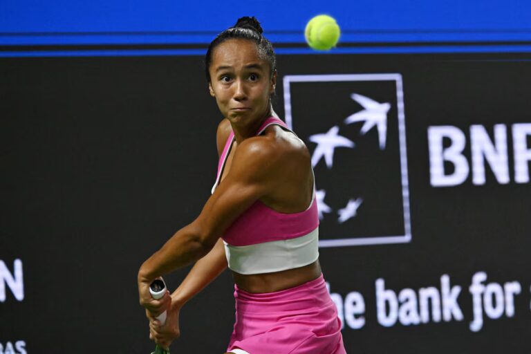 Leylah Fernandez atteint la finale de l'Open de tennis de Singapour de la WTA