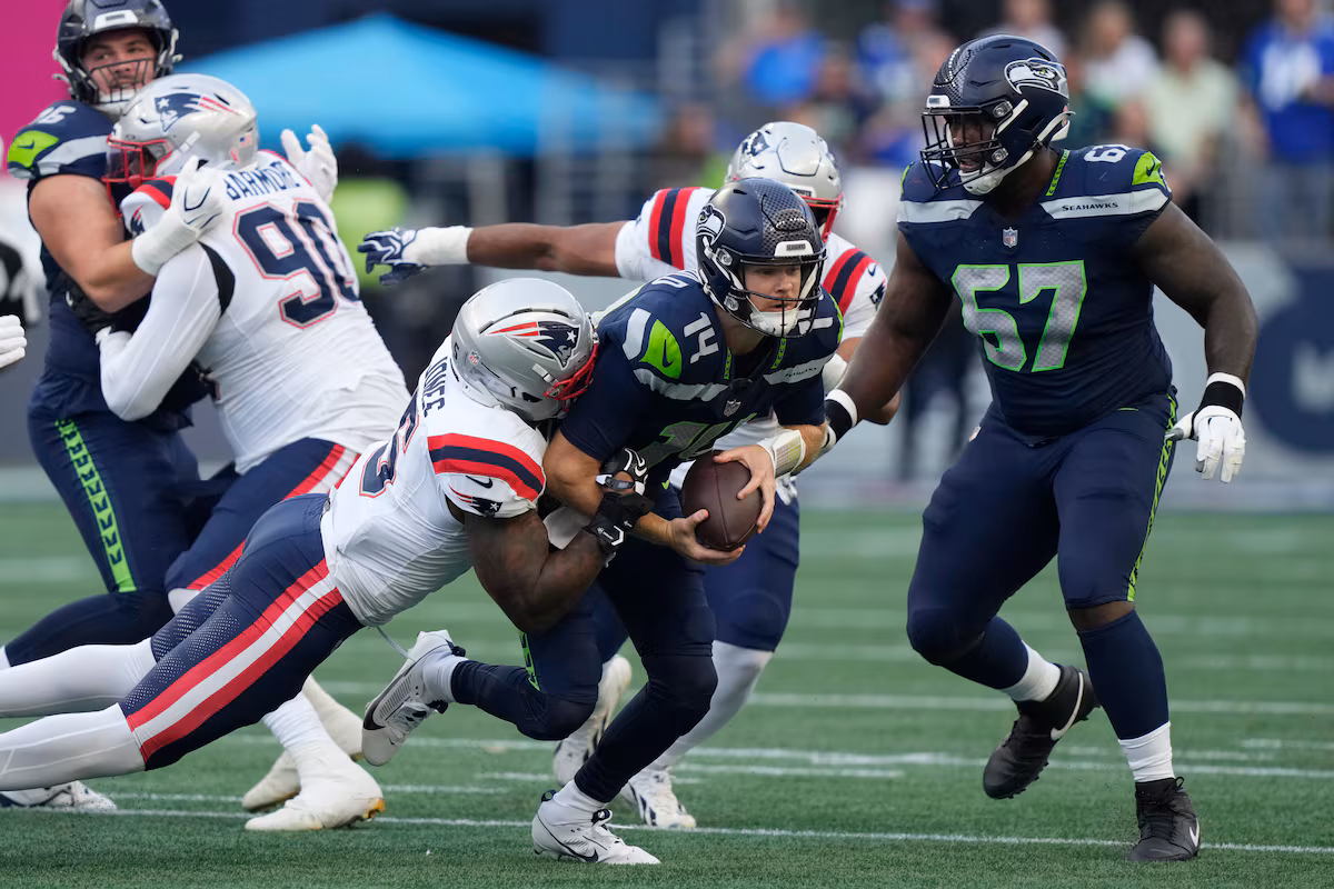 Pas de fractures ni de fractures pour Darnold des Seahawks après un gros coup contre les Patriots