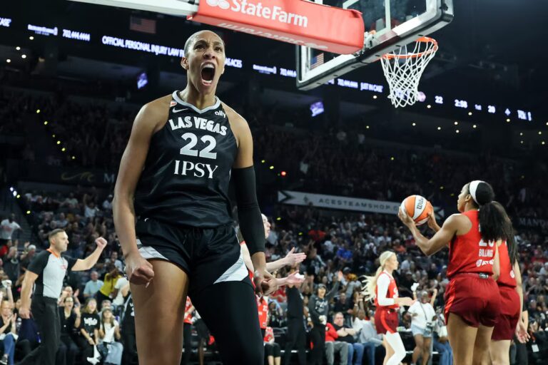 A'ja Wilson marque 36 points alors que les Aces renvoient Fever à la maison avec une victoire de 94-83 lors du troisième match