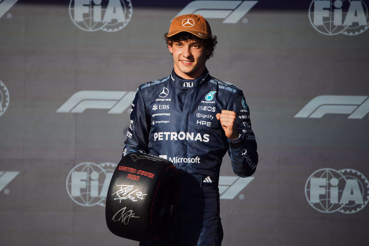 Antonelli de Mercedes remporte la pole surprise pour le Grand Prix des États-Unis alors qu'il vise le titre record de F1