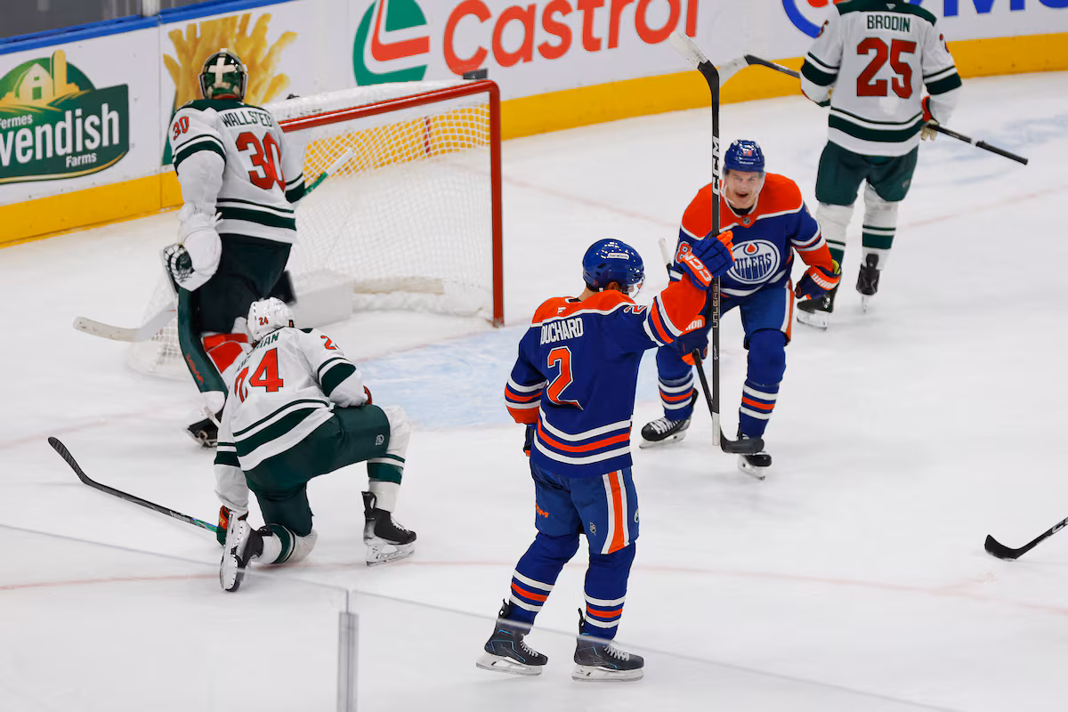 Bouchard marque le vainqueur en prolongation, les Oilers battent le Wild 4-3