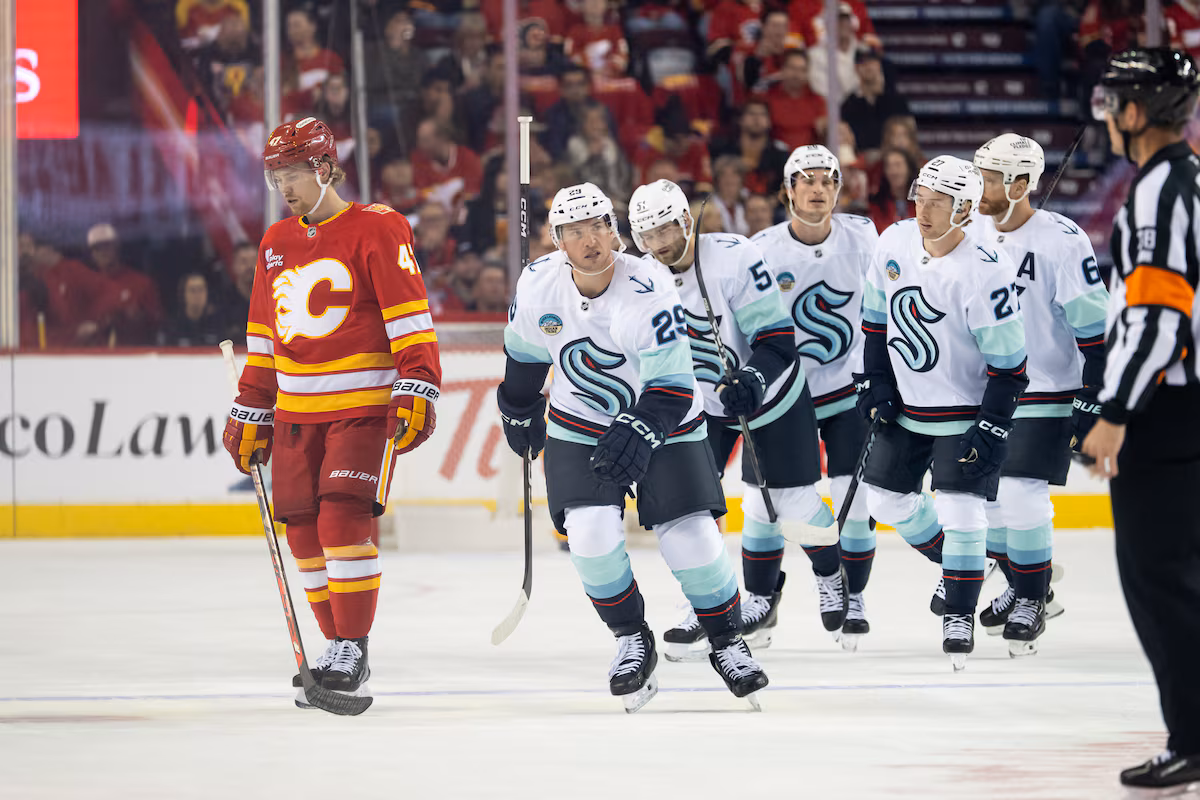 Kraken ouvre la saison avec une victoire 6-1 contre les Flames
